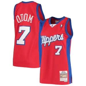 Lamar Odom LA Clippers 2000/01 Hardwood Classics Vibrant Swingman Jersey Red - Pour les fans de la ligue - Un maillot authentique de la compétition