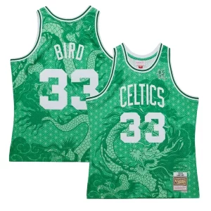 Larry Bird Boston Celtics 1985/86 Hardwood Classics Asian Heritage 6.0 Swingman Splendide Throwback Player Jersey Kelly Green - Livraison gratuite - Économisez sur les frais d'expédition