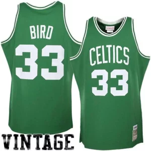 Larry Bird Boston Celtics 1985/86 Hardwood Captivant Classics Authentic Jersey Kelly Green - Pour les matchs d'athlétisme - Restez frais et confortable