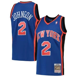Larry Stylish Johnson New York Knicks 1998/99 Hardwood Classics Swingman Jersey Blue - Événement exclusif - Soyez l'un des premiers à avoir ce maillot