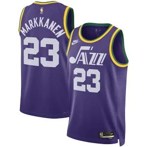 Lauri Markkanen Utah Jazz Nike Unisex Collectible 2023/24 Swingman Replica Jersey Classic Edition Purple - Offre d'achat groupé - Achetez avec vos amis et économisez