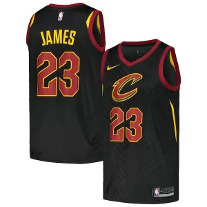 LeBron James Cleveland Cavaliers Nike Swingman Notable Player Jersey Statement Edition Black - Événement exclusif - Soyez l'un des premiers à avoir ce maillot