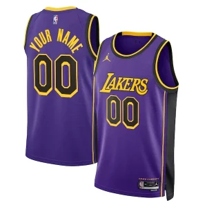 Los Angeles Lakers Jordan Brand Classique Unisex 2022/23 Swingman Custom Jersey Statement Edition Purple - Giftez-le à un fan dévoué - Livraison en temps pour les fêtes