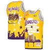 Los Angeles Lakers x Tats Cru Premium Hardwood Classics Fashion Jersey Gold - Événement exclusif - Soyez l'un des premiers à avoir ce maillot