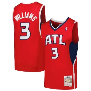 Lou Williams Atlanta Hawks 2001/02 Hardwood Classics Swingman Jersey Exquisite Red - Événement exclusif - Soyez l'un des premiers à avoir ce maillot