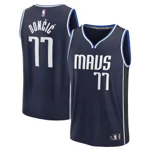Luka Dončić Dallas Admirable Mavericks Men's Fast Break Player Jersey Statement Edition Navy - Garantie satisfaction - Si vous n'êtes pas satisfait