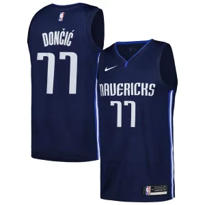Luka Dončić Dallas Mavericks Authentique Nike Swingman Player Jersey City Edition Navy - Promotion limitée - Profitez de la réduction avant qu'elle ne soit terminée