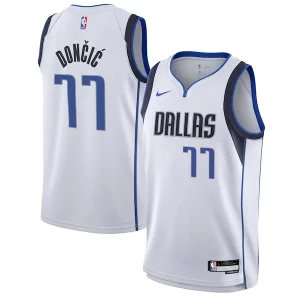 Luka Dončić Dallas Mavericks Nike Youth Swingman Jersey Association Distingué Edition White - Fait à la main - Un produit unique et de qualité