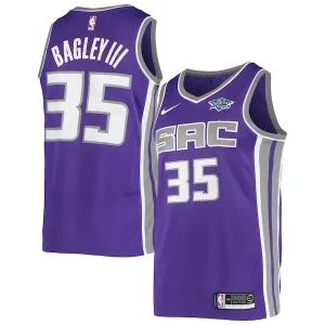 Marvin Bagley III Sacramento Kings Nike Magnifique Swingman Team Player Jersey Icon Edition Purple - Confort et style combinés - Pour un look exceptionnel