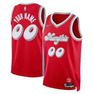 Memphis Grizzlies Nike Unisex 2024/25 Custom Swingman Jersey Élégant City Edition Red - Livraison gratuite - Économisez sur les frais d'expédition