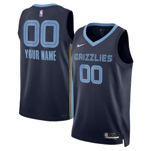 Memphis Grizzlies Nike Gracieux Unisex Swingman Custom Jersey Navy Icon Edition - Nouvelle arrivée - Êtes-vous prêt pour la saison ?