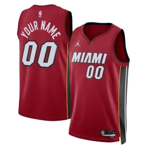 Miami Heat Jordan Brand Unisex 2022/23 Captivant Swingman Custom Jersey Statement Edition Red - Livraison gratuite - Économisez sur les frais d'expédition