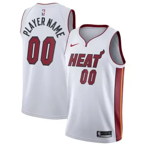 Miami Heat Nike Bold 2020/21 Swingman Custom Jersey Association Edition White - Fait à la main - Un produit unique et de qualité