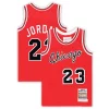 Michael Jordan Chicago Bulls Toddler Hardwood Classics 1984/85 Authentic Vibrant Swingman Jersey Red - Maillot de qualité supérieure - Durable et résistant