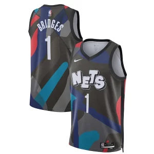 Mikal Bridges Brooklyn Nets Nike Unisex 2023/24 Swingman Jersey Bold Black City Edition - Giftez-le à un fan dévoué - Livraison en temps pour les fêtes
