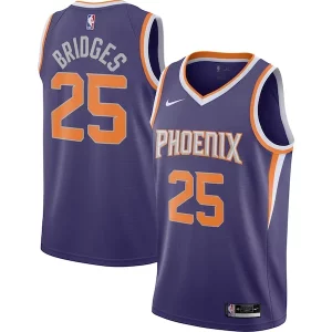 Mikal Bridges Phoenix Suns Nike 2020/21 Swingman Classique Player Jersey Icon Edition Purple - Édition commemorative - Souvenez-vous des moments inoubliables