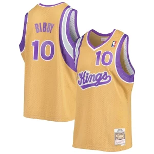 Mike Bibby Sacramento Kings 2005/06 Hardwood Classics Swingman Jersey Gold Dashing - Événement exclusif - Soyez l'un des premiers à avoir ce maillot