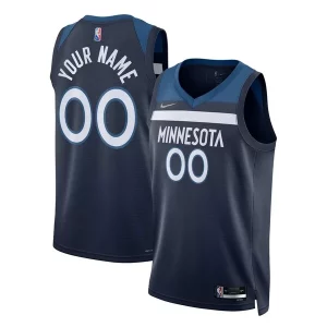 Minnesota Timberwolves Nike 2021/22 Diamond Swingman Distingué Custom Jersey Icon Edition Navy - Garantie satisfaction - Si vous n'êtes pas satisfait