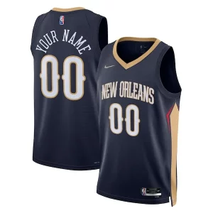New Premium Orleans Pelicans Nike 2021/22 Diamond Swingman Custom Jersey Icon Edition Navy - Promotion limitée - Profitez de la réduction avant qu'elle ne soit terminée