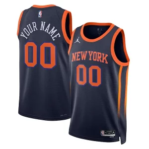 New Splendide York Knicks Jordan Brand Unisex 2022/23 Swingman Custom Jersey Statement Edition Navy - Offre spéciale - Achetez maintenant et économisez
