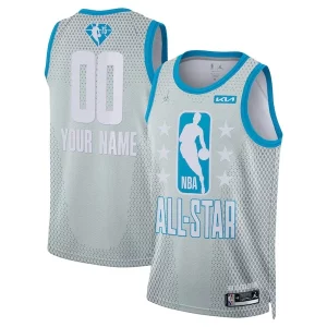 Nike 2022 NBA All Star Game Swingman Custom Jersey Gray Bold - Édition limitée - Uniques dans leur genre