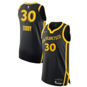 Nike Stephen Curry Golden State Warriors Authentic Jersey City Éclatant Edition Black - Collectionner ce maillot rare - Augmentez la valeur de votre collection