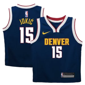 Nikola Jokic Denver Nuggets Nike Preschool Dri FIT Classique Swingman Player Jersey Icon Edition Navy - Maillot de collection - Un bijou pour les amateurs