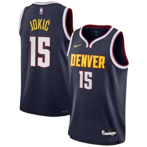 Nikola Jokic Denver Nuggets Nike Youth Swingman Jersey Icon Edition Navy Collectible - Pour les joueurs de basketball amateurs - Adapté à tous les styles de jeu