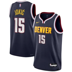 Nikola Jokic Denver Nuggets Nike Dashing Youth Swingman Jersey Icon Edition Navy - Édition limitée - Uniques dans leur genre