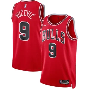 Nikola Vucevic Chicago Bulls Nike Commémoratif Unisex Swingman Jersey Icon Edition Red - Maillot de qualité supérieure - Durable et résistant