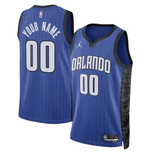 Orlando Magic Jordan Brand Unisex 2022/23 Personalisable Swingman Custom Jersey Statement Edition Royal - Idéal pour les soirées de sport - Montrez votre style