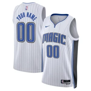 Orlando Magic Nike Unisex Swingman Custom Authentique Jersey White Association Edition - Édition limitée - Uniques dans leur genre
