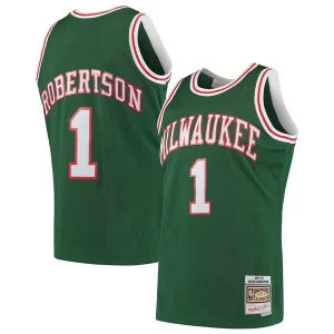 Oscar Robertson Milwaukee Bucks 1971/72 Hardwood Classics Swingman Jersey Green Magnifique - Dernières unités - Ne manquez pas cette opportunité
