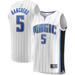 Paolo Banchero Orlando Magic Fast Break Exceptionnel Association Jersey White - Maillot de qualité supérieure - Durable et résistant