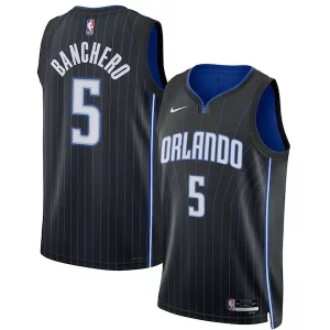 Paolo Banchero Orlando Magic Nike Unisex 2022 NBA Draft First Round Pick Swingman Jersey Icon Confortable Edition Black - Idéal pour les collectionneurs - Qualité premium garantie