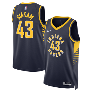 Pascal Siakam Indiana Pacers Nike Stylish Unisex Swingman Jersey Icon Edition Navy - Maillot de championnat - Revivez les victoires glorieuses