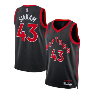 Pascal Siakam Toronto Raptors Jordan Brand Unisex Swingman Jersey Captivant Statement Edition Black - Événement exclusif - Soyez l'un des premiers à avoir ce maillot