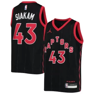 Pascal Splendide Siakam Toronto Raptors Jordan Brand Youth 2020/21 Swingman Jersey Statement Edition Black - Pour les joueurs de basketball amateurs - Adapté à tous les styles de jeu