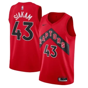 Pascal Siakam Élégant Toronto Raptors Nike 2020/21 Icon Swingman Jersey Red - Événement exclusif - Soyez l'un des premiers à avoir ce maillot
