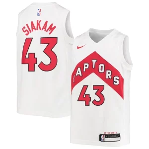 Pascal Siakam Toronto Raptors Nike Youth Tendance Swingman Jersey Association Edition White/Red - Garantie satisfaction - Si vous n'êtes pas satisfait