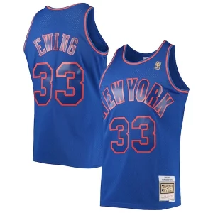 Patrick Ewing New Exclusif York Knicks 1996/97 Hardwood Classics Swingman Jersey Blue - Pour les fans de la ligue - Un maillot authentique de la compétition