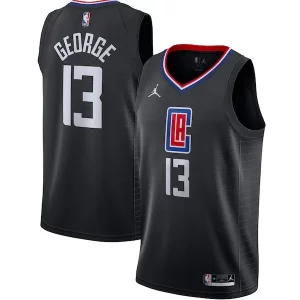 Paul George LA Clippers Jordan Brand Distingué 2020/21 Swingman Jersey Statement Edition Black - Stock limité - Commandez vite votre maillot exclusif