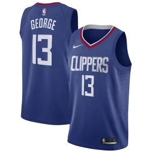 Paul George LA Clippers Nike 2019/20 Swingman Prime Jersey Blue Icon Edition - Maillot de marque reconnue - Faites confiance à la qualité