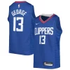 Paul George Luxueux LA Clippers Nike Youth 2021/22 Diamond Swingman Jersey Icon Edition Royal - Pour les matchs d'athlétisme - Restez frais et confortable