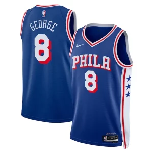 Paul George Philadelphia Personalisable 76ers Nike Unisex 2024 Offseason Addition Nike Swingman Jersey Royal - Nouvelle arrivée - Êtes-vous prêt pour la saison ?