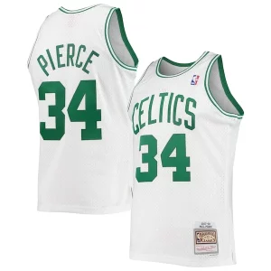Paul Pierce Boston Celtics Hardwood Classics Swingman Jersey White/Kelly Élégant Green - Idéal pour les collectionneurs - Qualité premium garantie