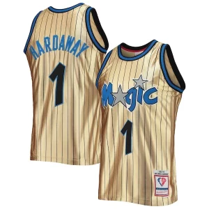 Penny Hardaway Orlando Magic 75th Anniversary Unique 1993/94 Hardwood Classics Swingman Jersey Gold - Idéal pour les soirées de sport - Montrez votre style