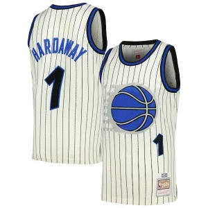 Penny Hardaway Orlando Magic Uniques Chainstitch Swingman Jersey Cream - Stock limité - Commandez vite votre maillot exclusif