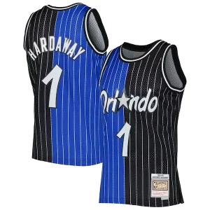 Penny Hardaway Orlando Magic Hardwood Classics 1994/95 Haut de gamme Split Swingman Jersey Blue/Black - Édition limitée - Uniques dans leur genre