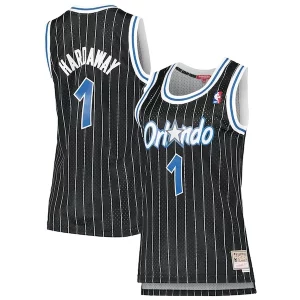 Penny Hardaway Orlando Magic Women's 1994/95 Hardwood Classics Swingman Jersey Black Exquisite - Pour les matchs d'athlétisme - Restez frais et confortable